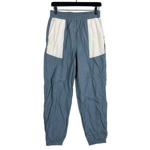 Fabletics Size M Kickback Nylon Jogger Windbreaker Pants Blue